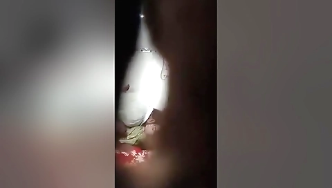 Brunette lady gets naked on the webcam from behind