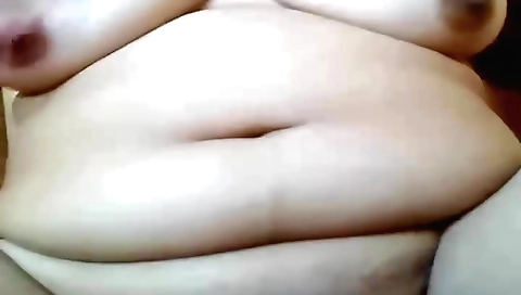 Busty chick 20 years old shows her big booty and pussy