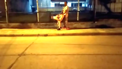 Couple Fucking In Public Risky Flashing Without Panties
