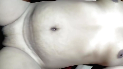 Sexy hairy girl in a sexy bikini in a voyeur sex video