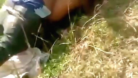 Girl with a sexy face is outside and she has a sex video