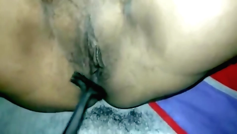 Amateur fetish video showing a hairy Indian stepmom getting fucked