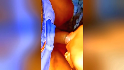 Indian brunette in a bra and panties getting fucked