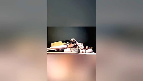 Sexy brunette milf with big tits 18+ sex in the kitchen