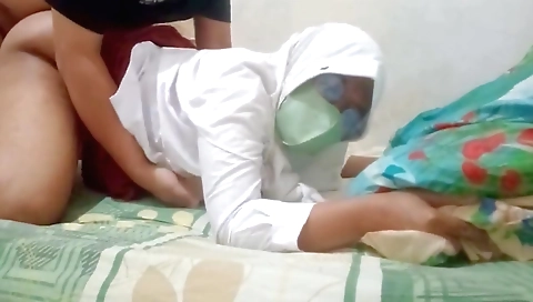 Indian teen with a sexy outfit came home and played with her pussy