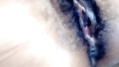 Indian housewife shows her hairy pussy in the homemade clip