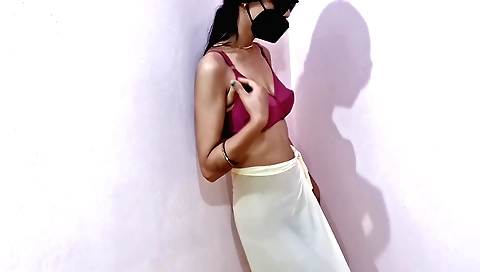 Gorgeous brunette solo dancing with big tits beauty