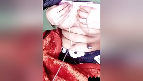 Indian girl fucking herself in the kitchen in hd video