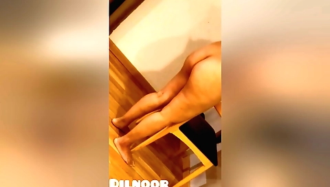 Hot hairy hottie is horny and eager to fuck her lover