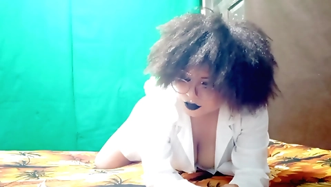 My brunette nurse fucks in my place for a night shift