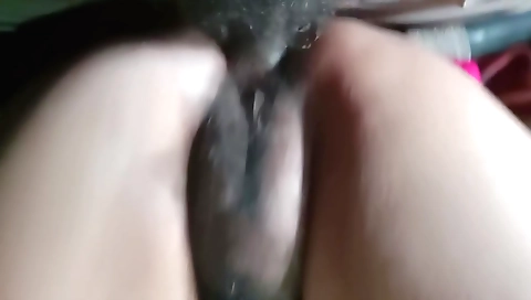 Hairy Indian chick analized in the middle of bedroom