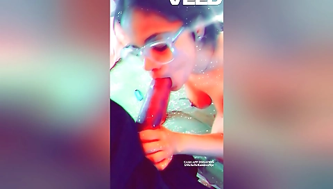 Indian amateur brunette with glasses gets fucked on bed