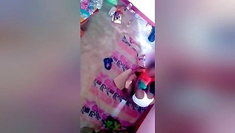 Brunette is getting fucked in her shorts on the table