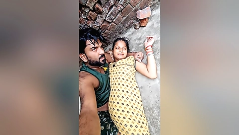 Indian brunette has an amateur porn video with her