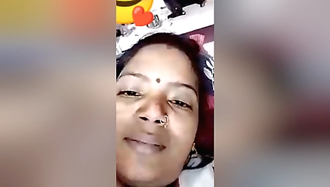 I get my pussy caressed while video calling my husband