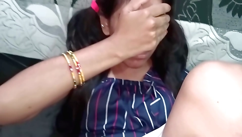 Indian stepsister with a sexy face and a good body