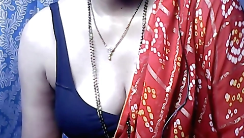 Indian girl with big tits and nice ass fucks stepson