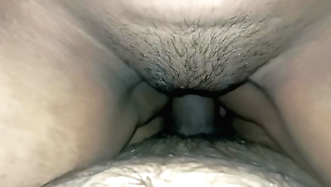 Indian hairy teen has a hairy pussy and natural body