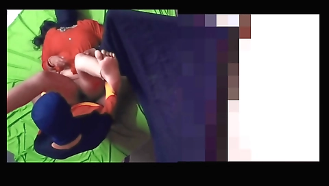 Indian brunette in her 20+ years with a huge penis in mouth