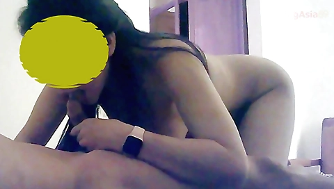 Brunette asian chick with big tits 18+ fucks stepbrother