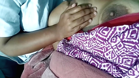 Amateur brunette with small tits and a small body gets caught