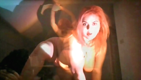 Indian blonde in the kitchen with her boyfriend 05958