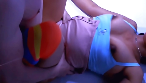 Indian stepdaughter is a hot stepmother's slut with stockings