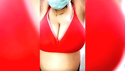 Indian stepbrother watches his stepmoth naked in the bathroom