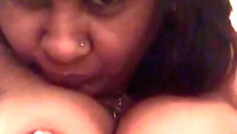 Huge boobed indian MILF is having a hot solo video