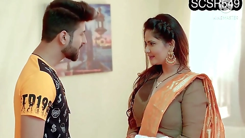 Romantic indian brunette babe enjoys getting fucked by her lover