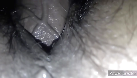 Indian teen steps on her stepfather's dick and gets her anus fucked