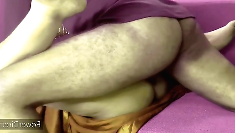 Indian amateur porn video with a girl in a red dress