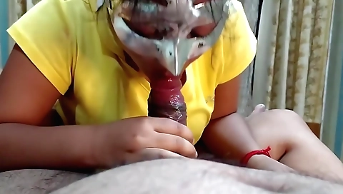 Horny Desi Lady Suck & Fuck Hard Her Bbc Hubby & Take Cum On Face