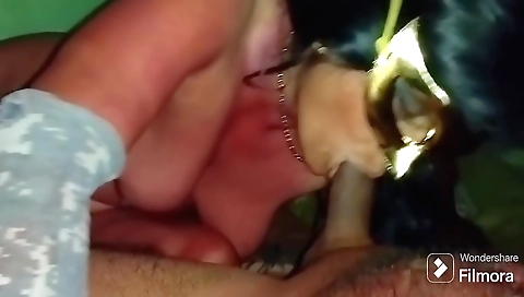 My hot and juicy little pussy on the bed in a porn scene