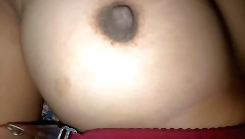 Solo female porn video with her big boobs showing off