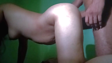 Indian hot brunette gets up in the morning and her pussy starts wet