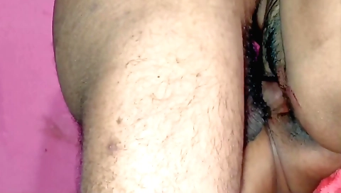 Hot brunette is making fun of a guy on Christmas eve