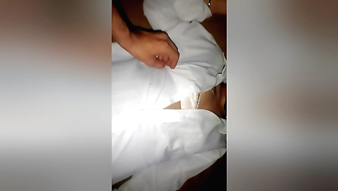 Indian stepsis gives a wink to her guy for a blowjob