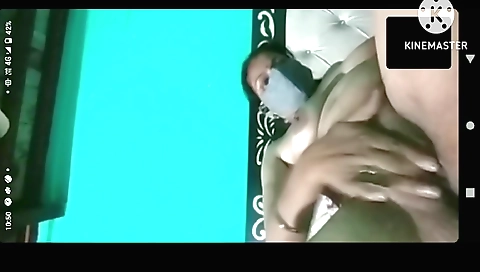 Black hair with small phone call service and a small hairbrush