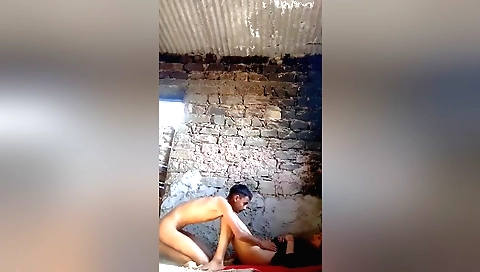 Indian brunette with big tits gets fucked on web cam