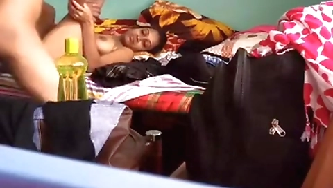 Busty brunette 18+ show her sexy body in the hidden cam