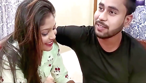 Indian girl with small tits is nailed by her best mate