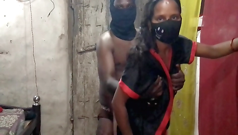 Indian porn video with a hot brunette girl in the outdoor